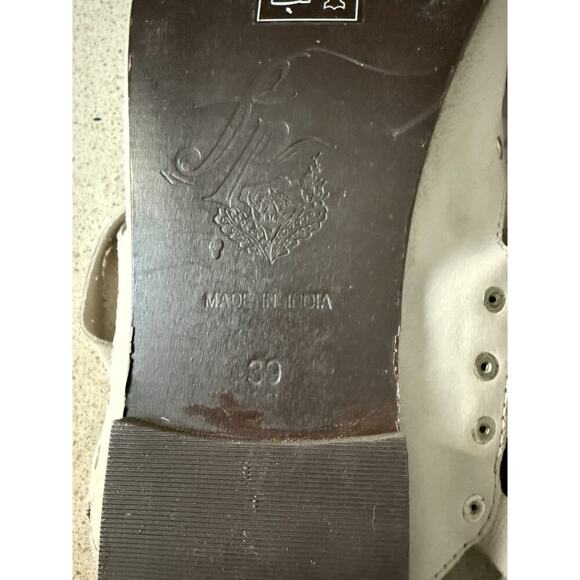 Free People Sunever Pale Gray Suede Gladiator Sandal Size US 8 8.5 EU 39 Boho - Picture 4 of 5